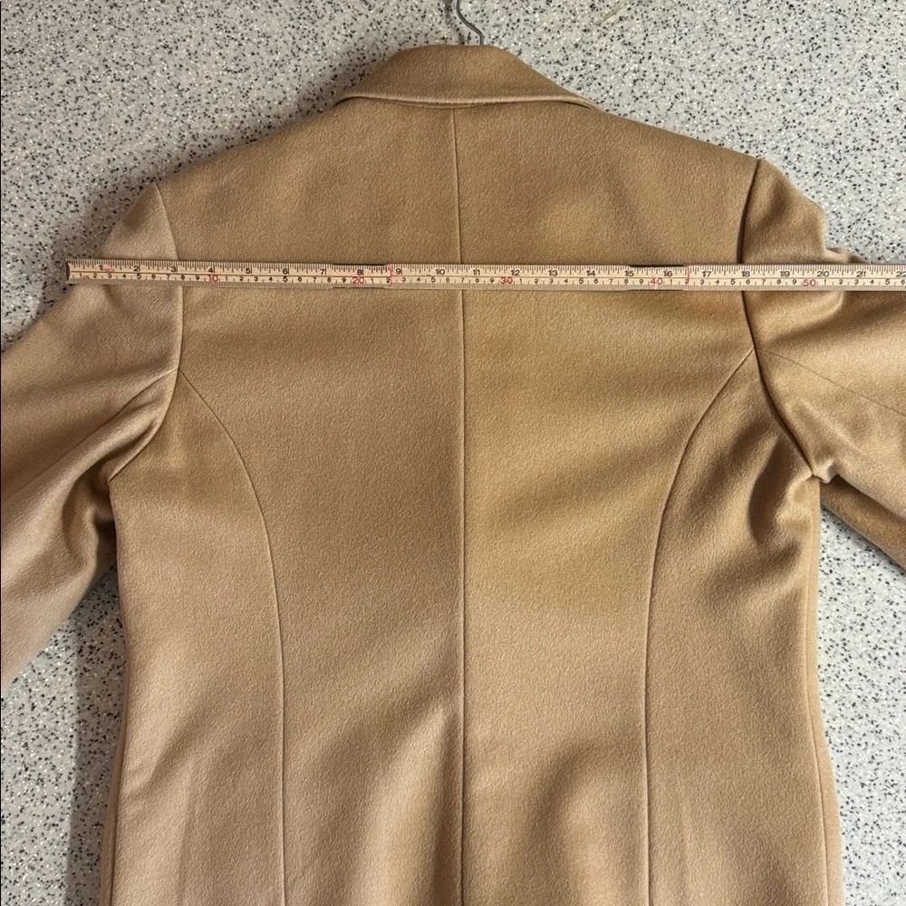 100% Cashmere Vtg.Cirrus Tan Quiet Luxury Classic Blazer.Size M
